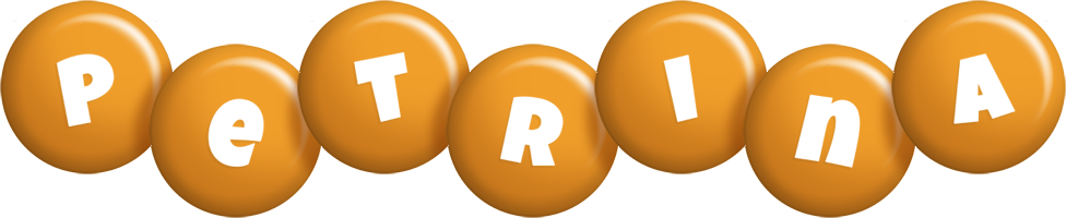 Petrina candy-orange logo
