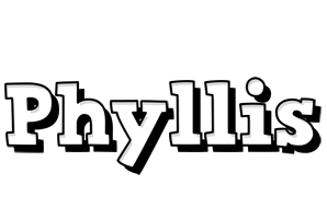 Phyllis snowing logo