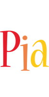 Pia birthday logo
