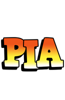 Pia sunset logo