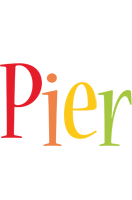 Pier birthday logo