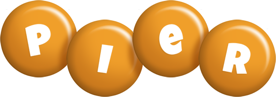 Pier candy-orange logo