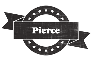 Pierce grunge logo