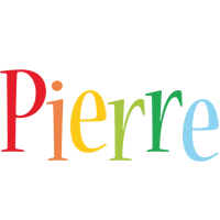 Pierre birthday logo