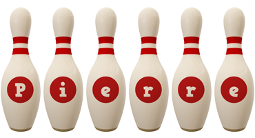 Pierre bowling-pin logo