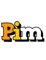 Pim cartoon logo