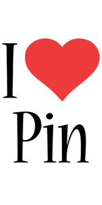 Pin i-love logo