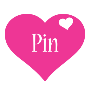 Pin love-heart logo