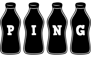Ping bottle logo