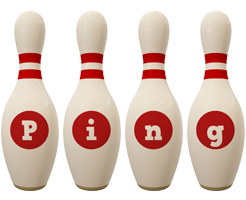 Ping bowling-pin logo