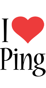 Ping i-love logo