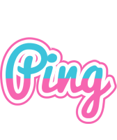 Ping woman logo