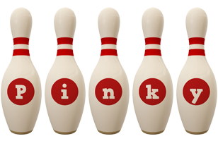 Pinky bowling-pin logo