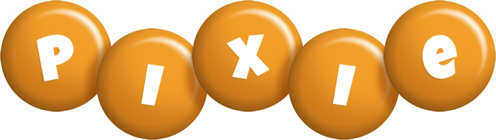 Pixie candy-orange logo