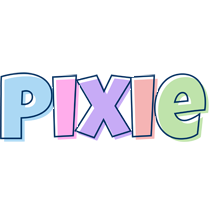 Pixie pastel logo