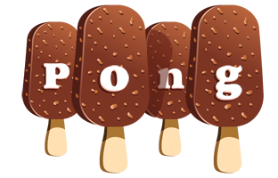 Pong pinup logo