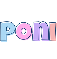 Poni pastel logo
