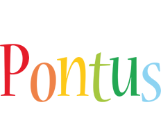 Pontus birthday logo