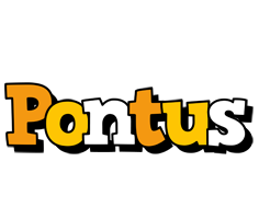 Pontus cartoon logo