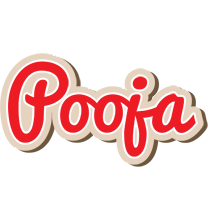 Pooja chocolate logo