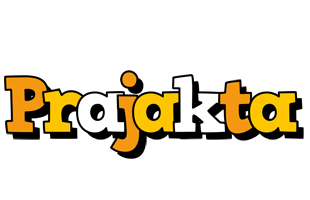 Prajakta cartoon logo