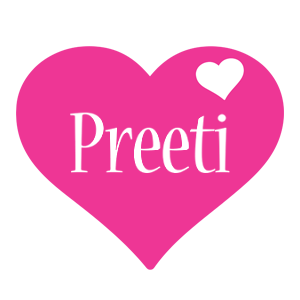 Preeti love-heart logo