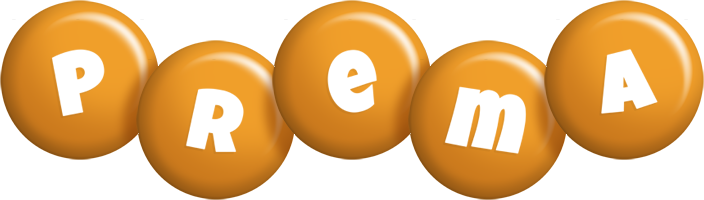 Prema candy-orange logo