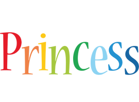 Princess birthday logo