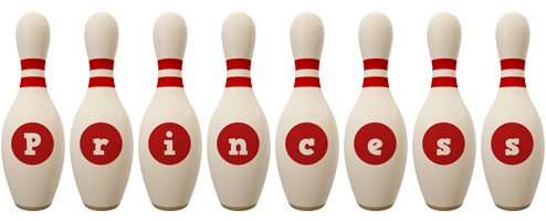 Princess bowling-pin logo