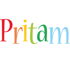 Pritam birthday logo