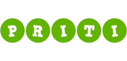 Priti games logo