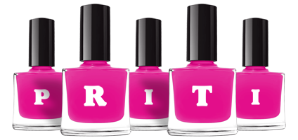 Priti nails logo