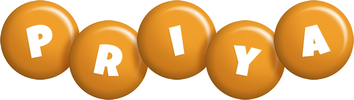 Priya candy-orange logo