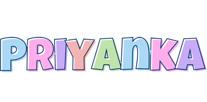 Priyanka pastel logo