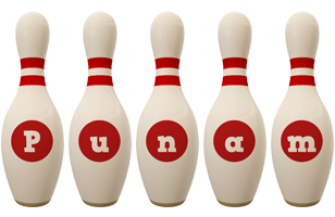 Punam bowling-pin logo
