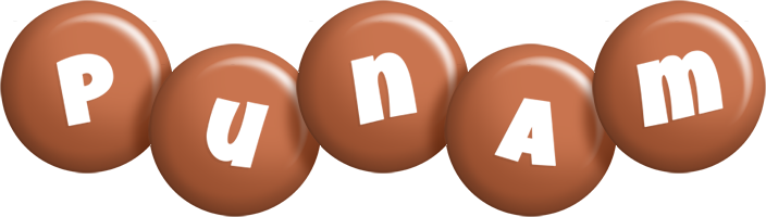 Punam candy-brown logo
