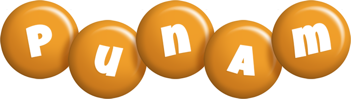 Punam candy-orange logo