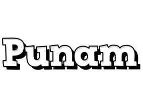 Punam snowing logo