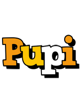 Pupi cartoon logo