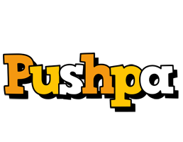 Pushpa cartoon logo