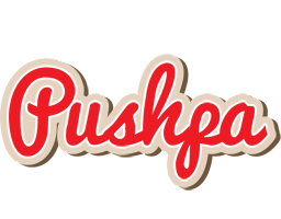 Pushpa chocolate logo