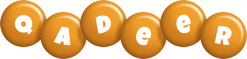 Qadeer candy-orange logo