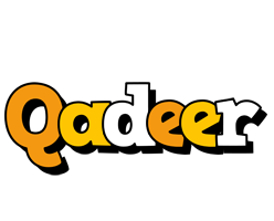 Qadeer cartoon logo
