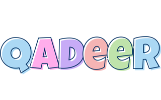Qadeer pastel logo