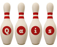 Qais bowling-pin logo