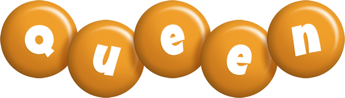 Queen candy-orange logo