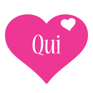 Qui love-heart logo