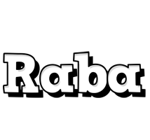 Raba snowing logo