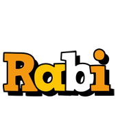 Rabi cartoon logo