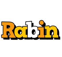 Rabin cartoon logo